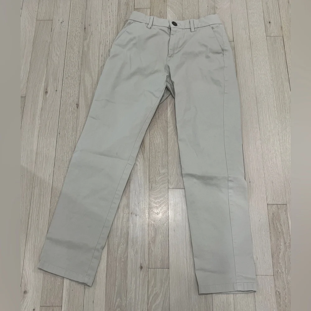 Next UK Khaki Chinos Classic Cotton Twill Boys Pants Size 13